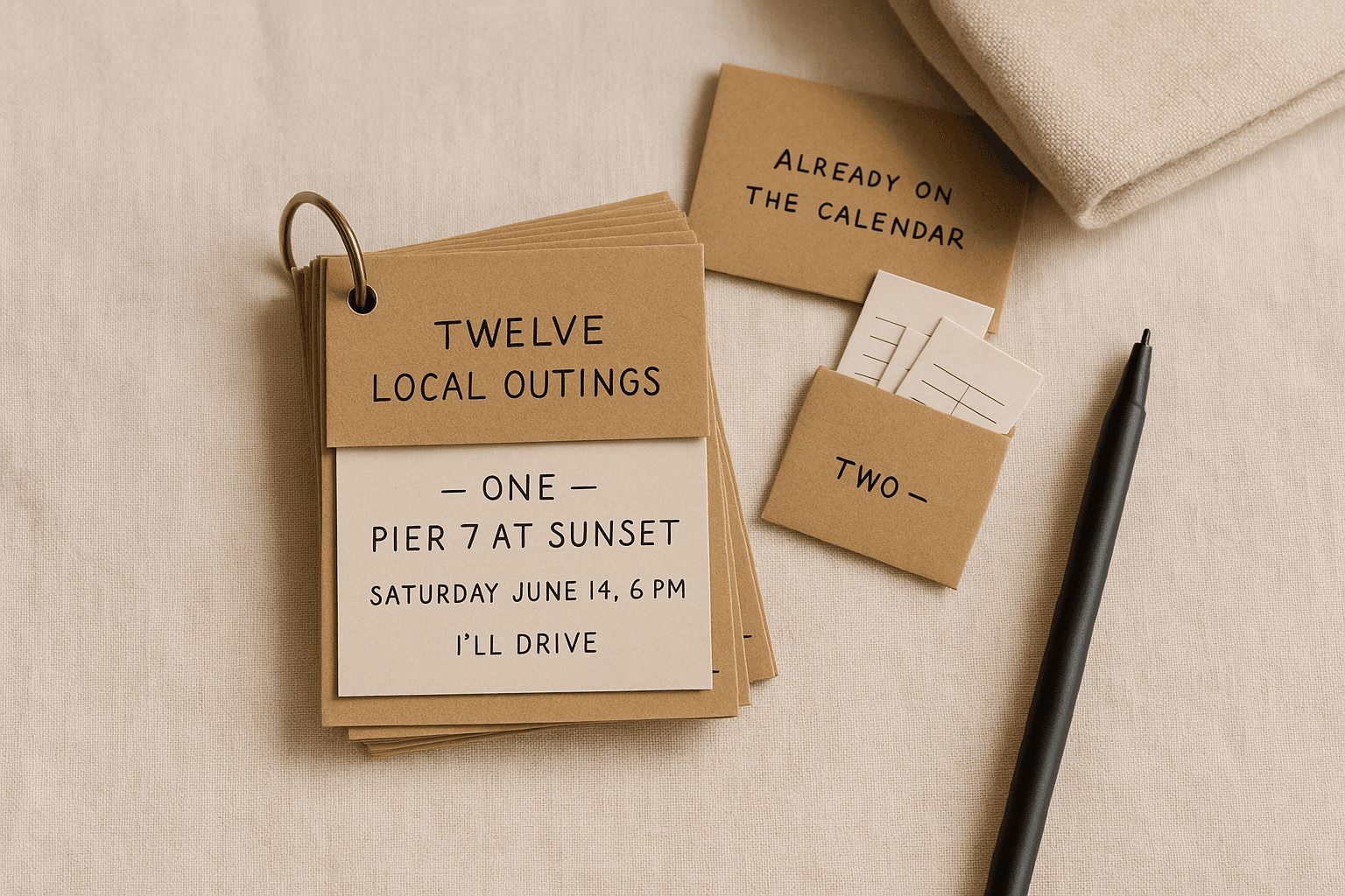 A Local Adventures Coupon Book — Twelve Outings, Already Planned