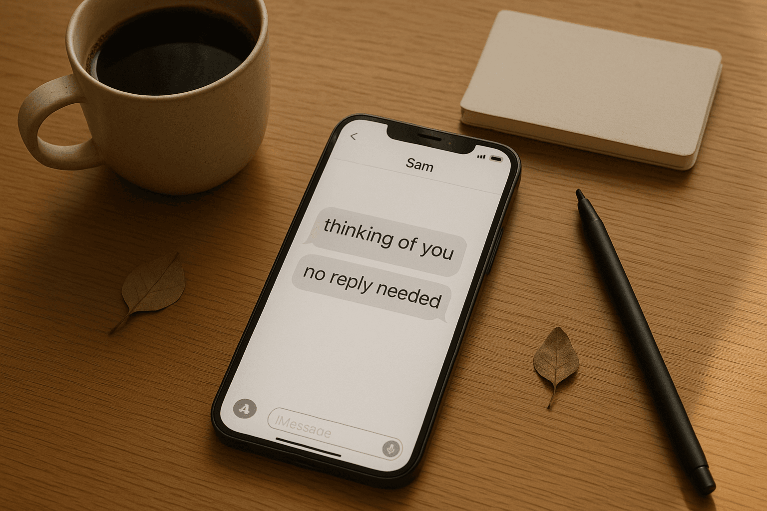 A Monthly Text for a Chronic-Illness Friend — No Symptom Questions