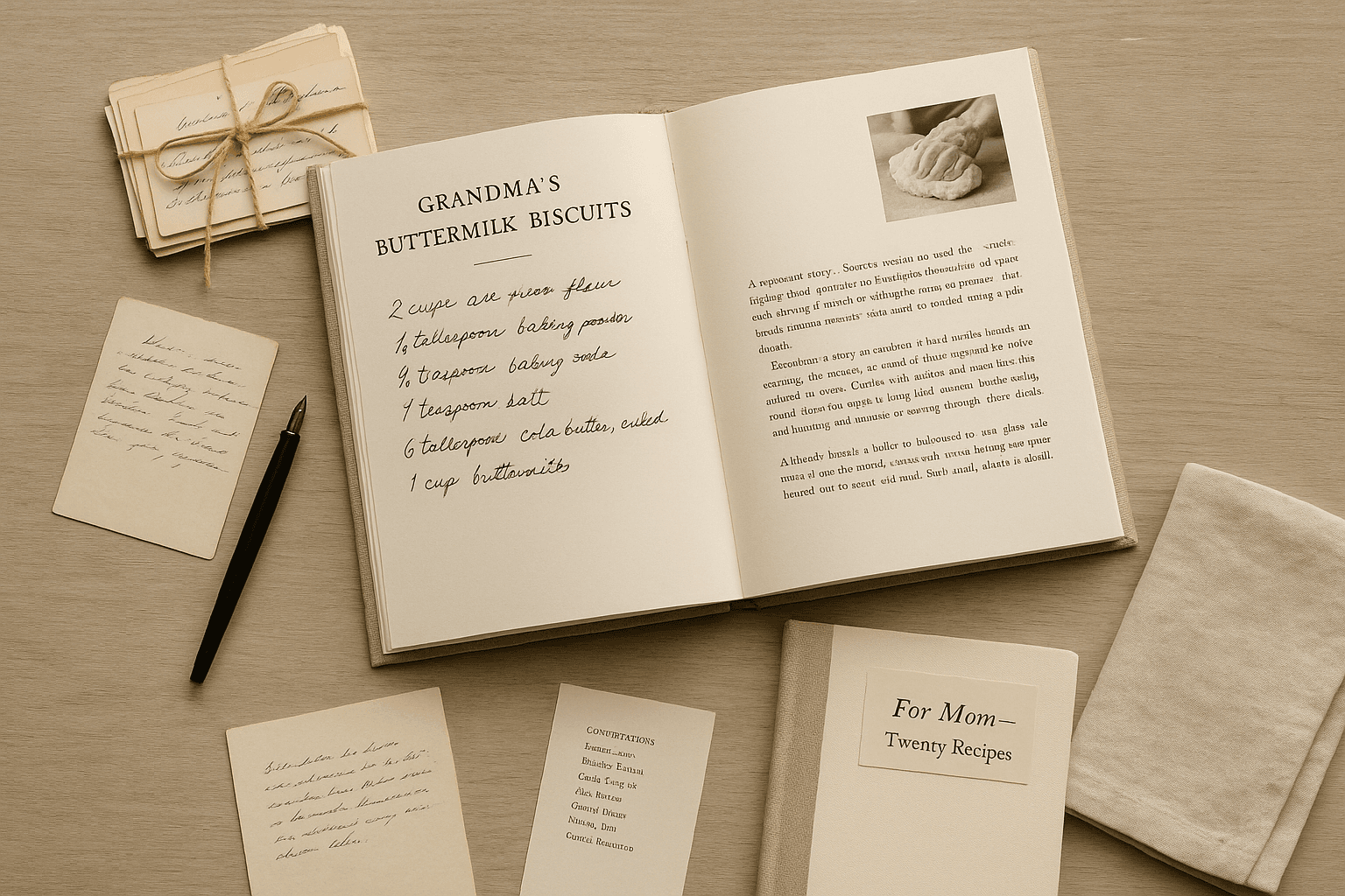 A Family Recipe Book — Recipes and Stories from the People Who Cooked Them