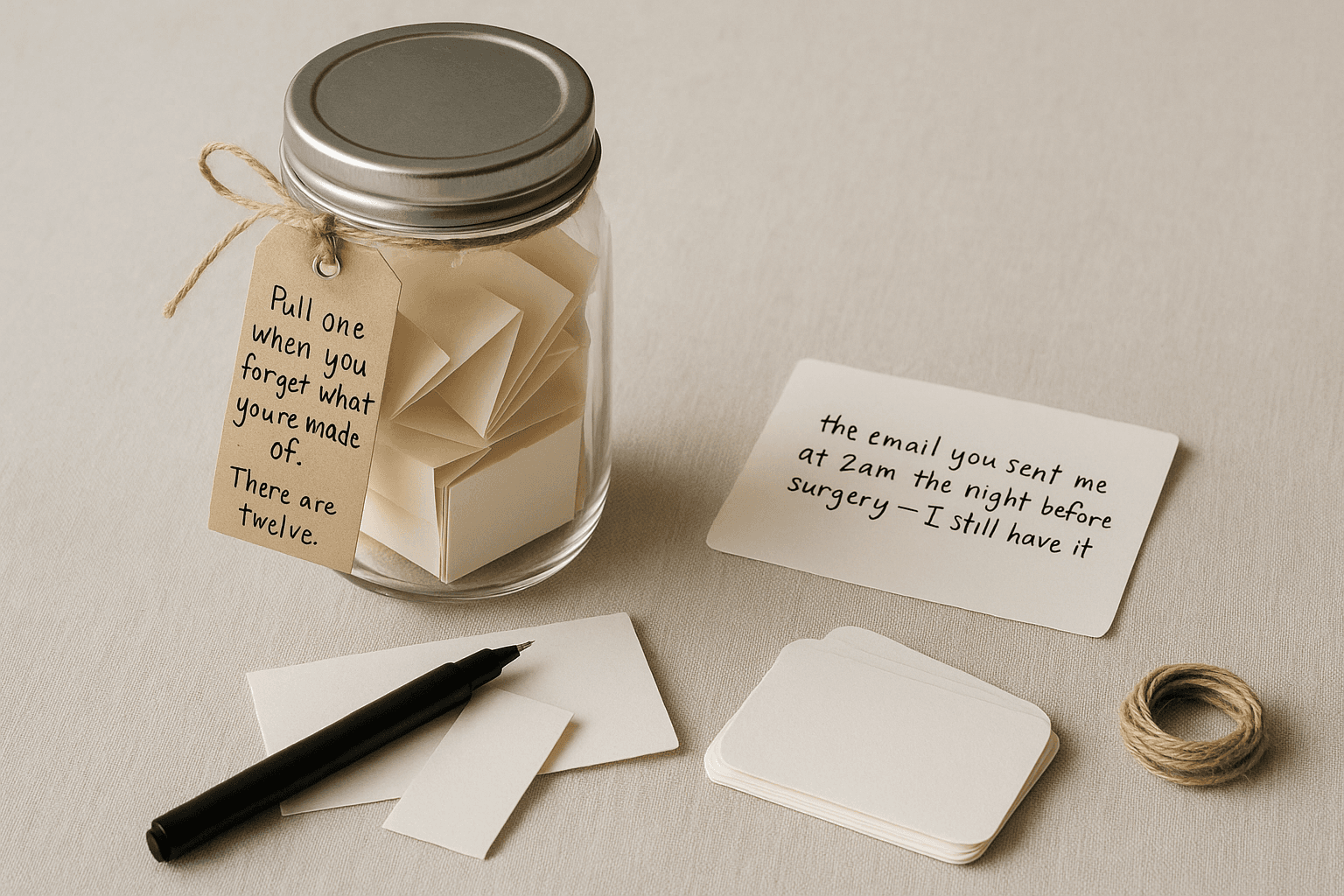 A Brag Jar — Twelve Anonymous Wins from Their People