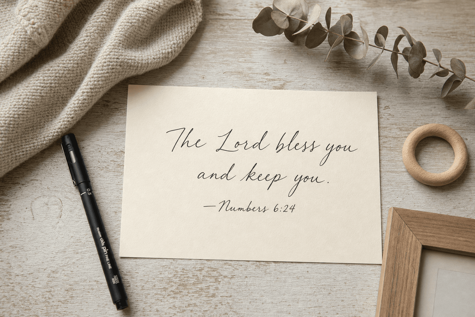 A Scripture Blessing for a New Baby