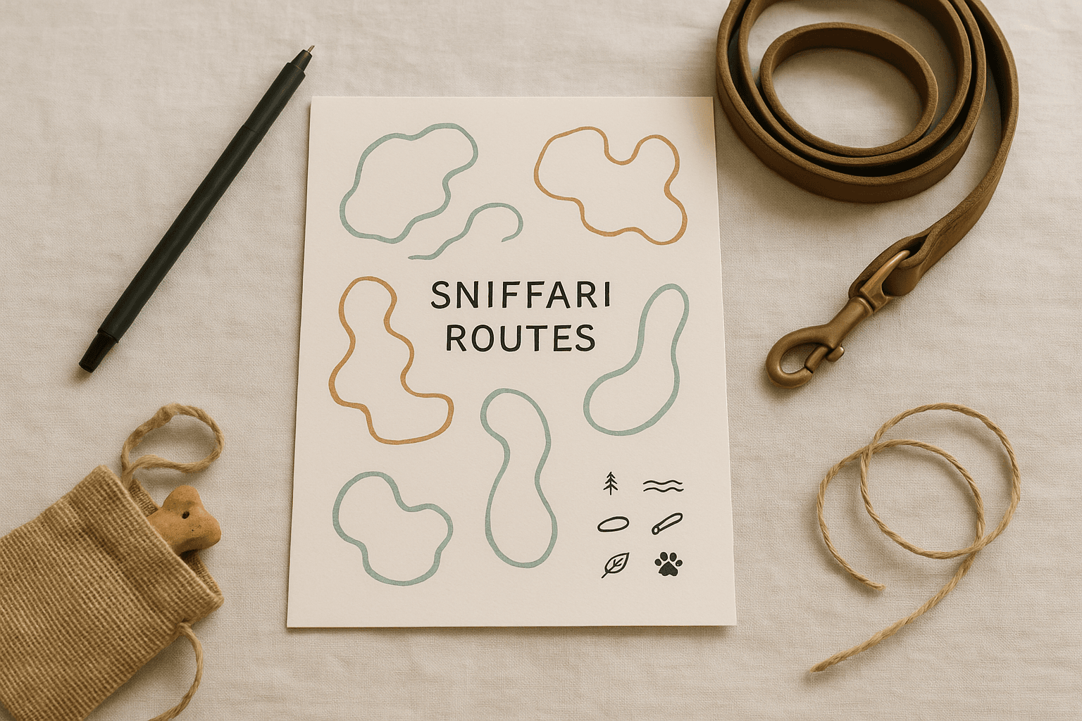 A Sniffari Map — Five Routes Picked for Their Dog