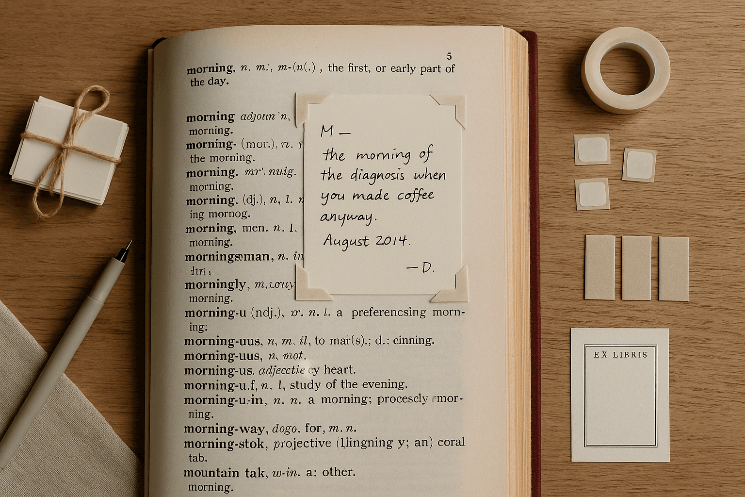 An Altered Dictionary — Twenty Entries for a Milestone Birthday