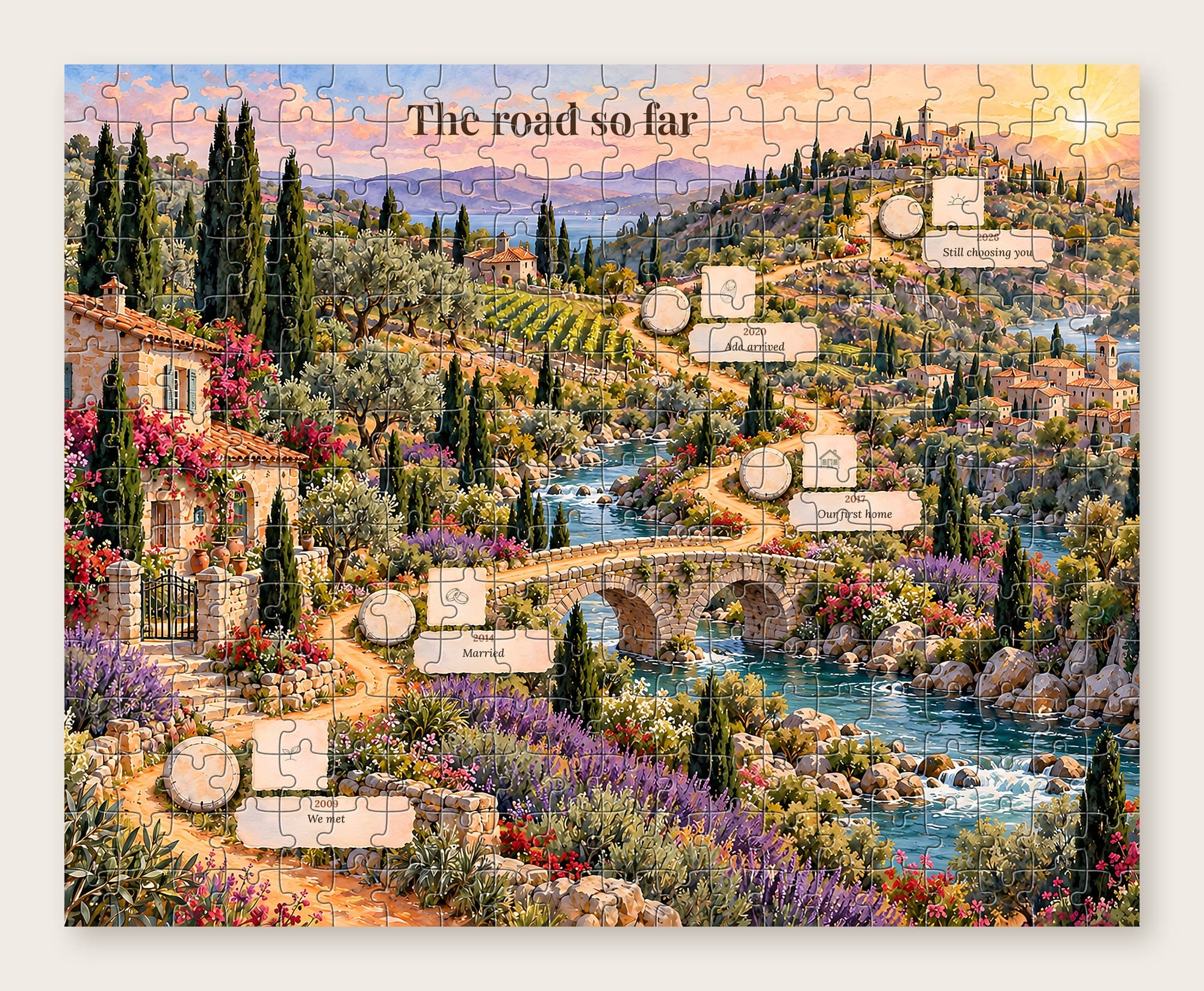 Our Story, Personalised Jigsaw Puzzle
